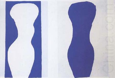 Henri Matisse Shapes white Torso and Blue Torso(Jazz) (mk35) china oil painting image